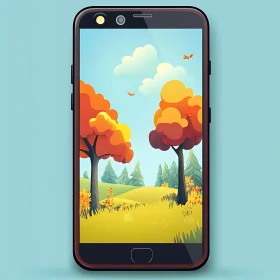 Mobile Autumn Landscape