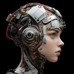 Intricate Cyborg Profile