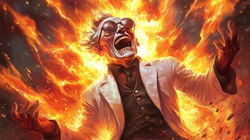 Inferno's Embrace: A Character Study