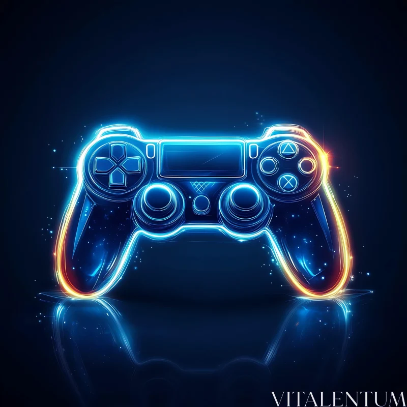 Glowing Console Controller