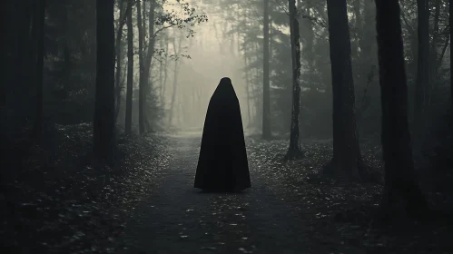 Monochrome Forest Apparition