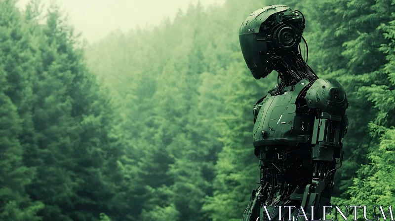Technology Meets Nature: Robot in the Forest