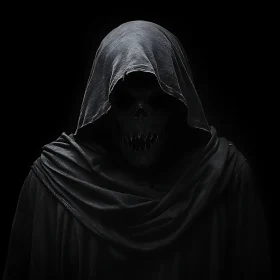 Shrouded Horror Figure in Darkness