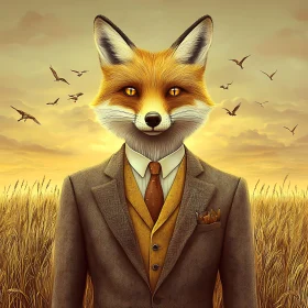 Fox Gentleman in Golden Hour