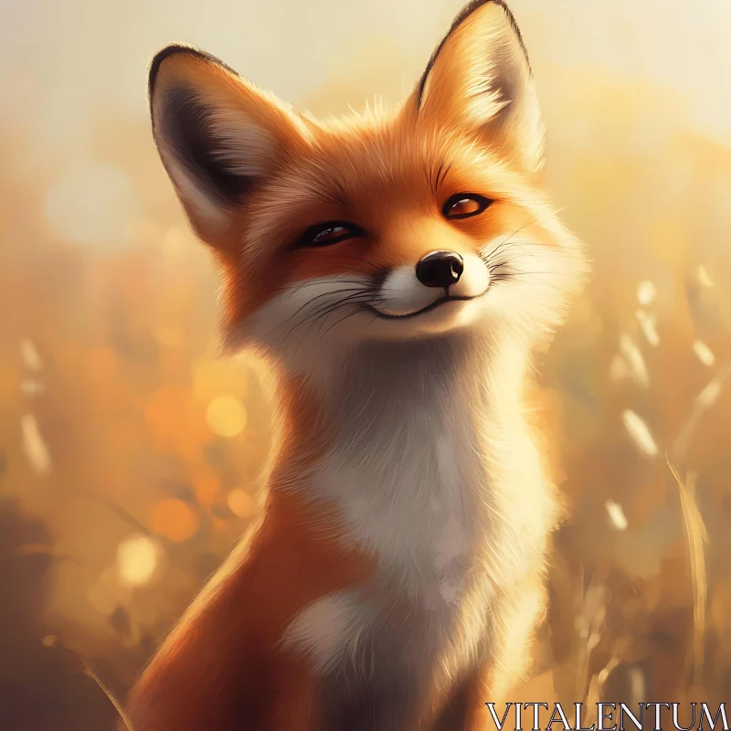 Fox in a Field