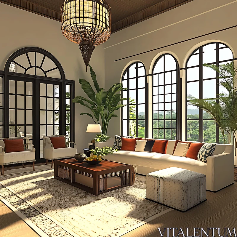 Elegant Interior with Natural Light