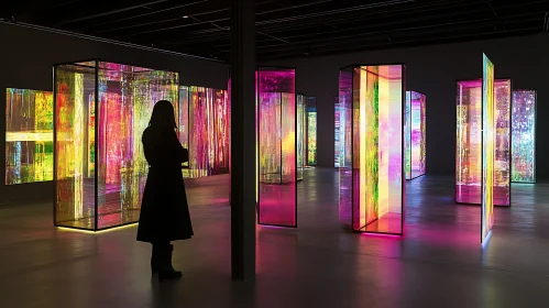 Stunning Interactive Glass Art Display