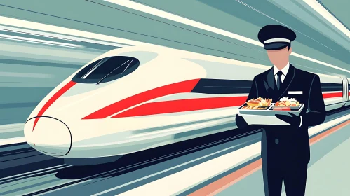 Modern Train Travel with Attendant Service