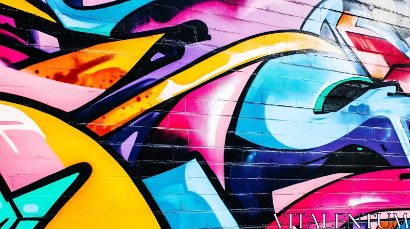 Urban Graffiti Art with Bold Colors