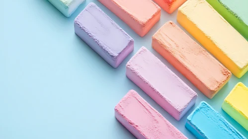 Soft Pastel Chalk Arrangement