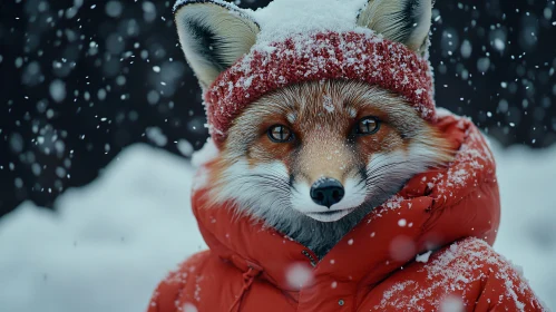 Fox in Red Hat and Jacket