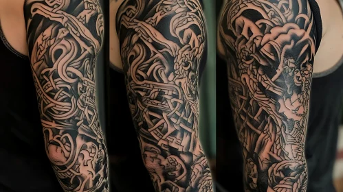Detailed Tattoo Sleeve Art