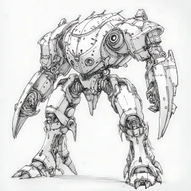 Monochrome Robot Design