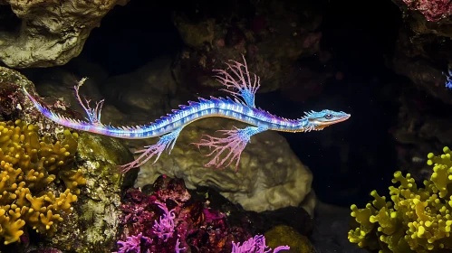 Leafy Sea Dragon in Natural Habitat