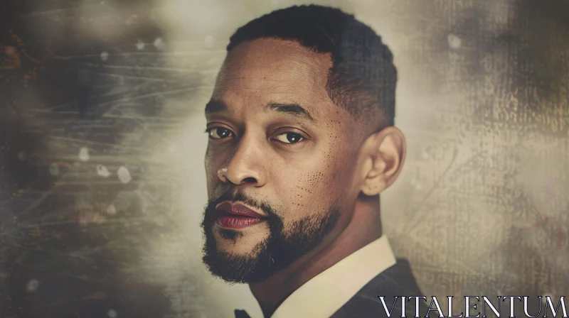 Will Smith Detailed Close-Up Portrait AI Image