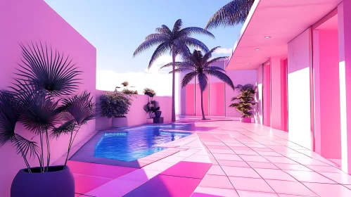 Tropical Pink Dreamscape