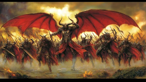 Demonic Legion Charging into War