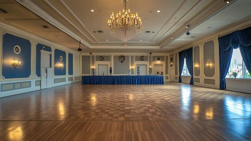 Grand Hall with Classic Design Elements