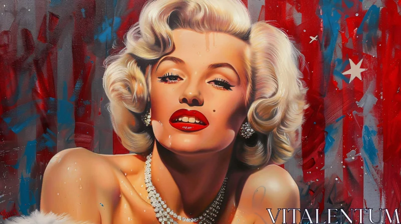 Iconic Image of Marilyn Monroe AI Image