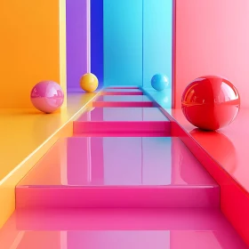 Colorful Geometric Composition