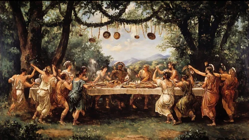 Classical Era Celebration in Nature Painting
