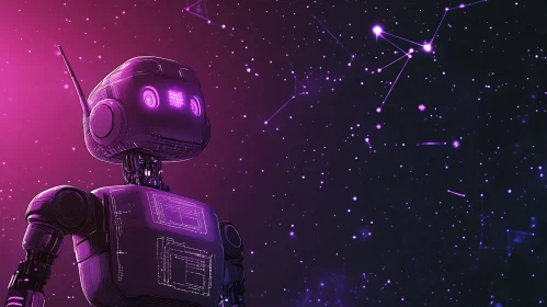 Cosmic Robot: AI Among the Stars