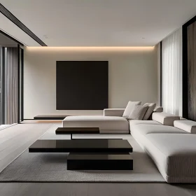 Modern Interior with Modular Sofa