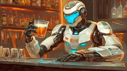 Robot at a Bar