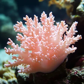 Stunning Pink Coral in the Ocean