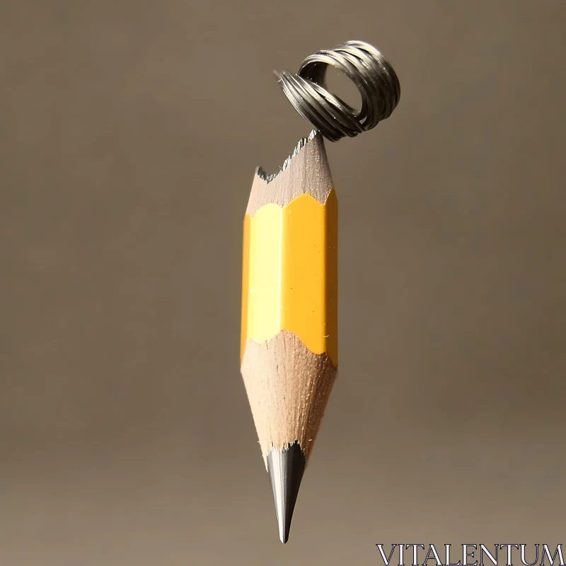 Fascinating Pencil Art with Curled Shavings AI Image