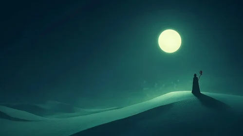 Lunar Desert Silhouette