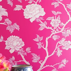 Pink Floral Wallpaper