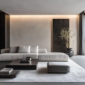 Serene Interior with Neutral Palette