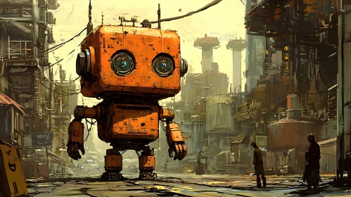 Rusty Robot in Urban Decay