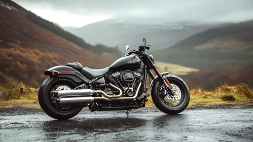 Motorcycle Riding in the Mountains