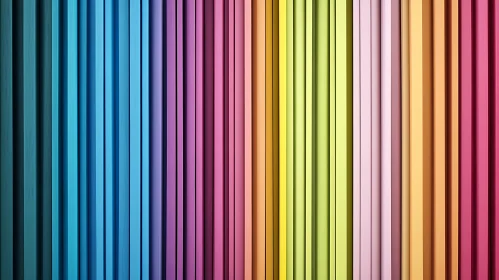 Gradient Color Palette Vertical Stripes