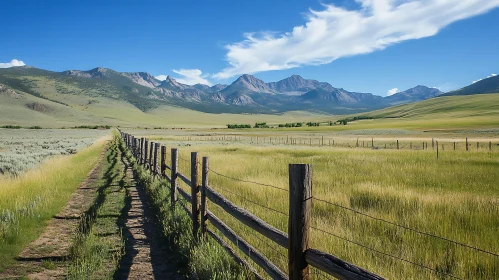 Pastoral Mountain View