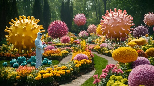 The Virus Flower Garden