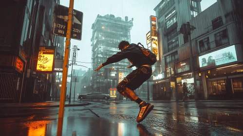 Urban Balance in the Rain