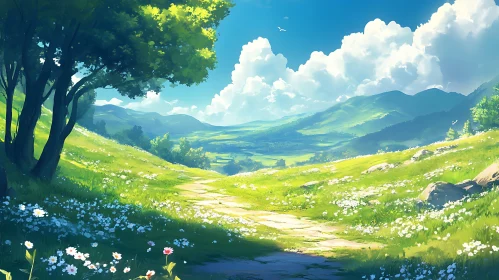 Scenic Meadow Path
