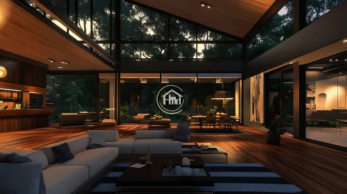 Contemporary House with Open Living Space