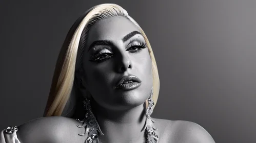 Lady Gaga in a Stunning Glamorous Portrait