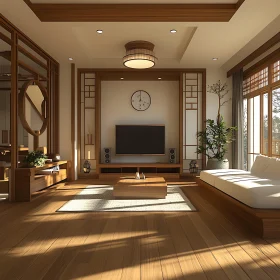 Sunlit Modern Living Room Design