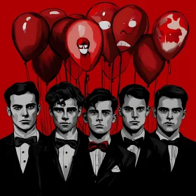 Formal Men and Ominous Balloons