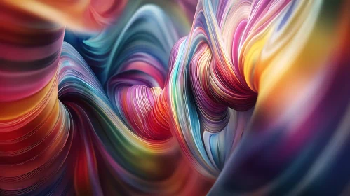 Fluid Colourful Abstract Art