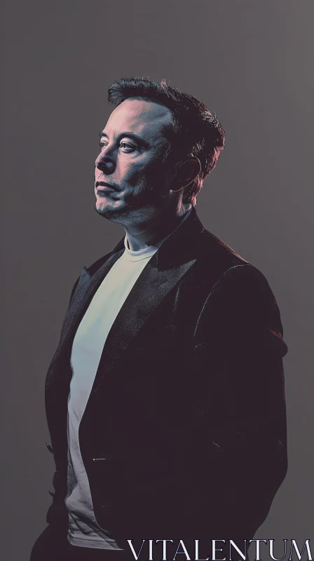 Elon Musk Profile Picture AI Image