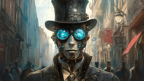 Mechanical Man in the City