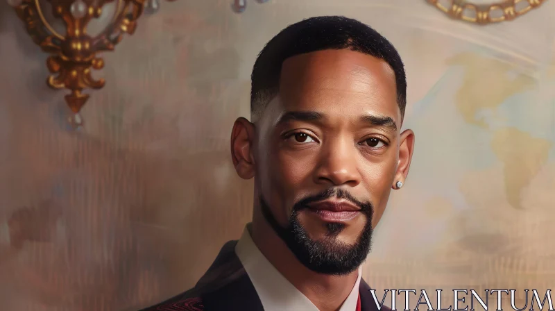 AI ART Will Smith Elegant Portrait