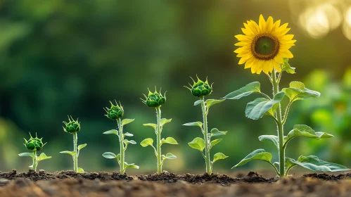 Stages of Sunflower Development