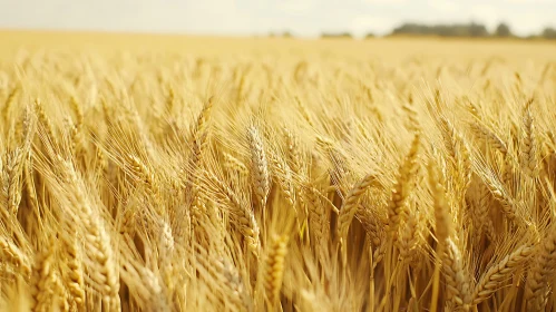 Vast Wheat Field Under the Sun